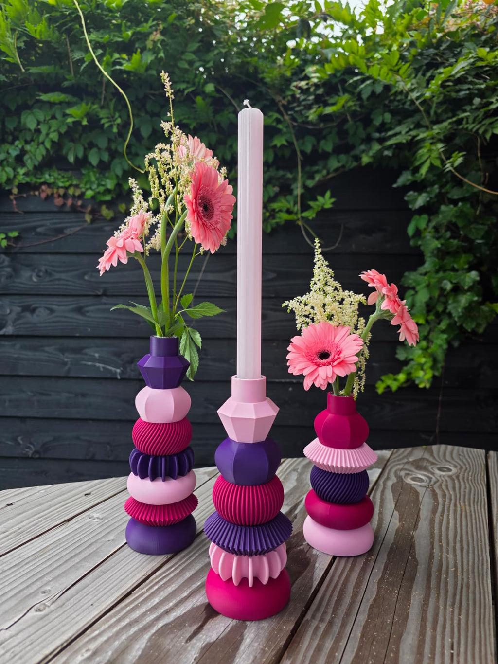 Bloom Tube | 3D Printed Modular Candle Holder