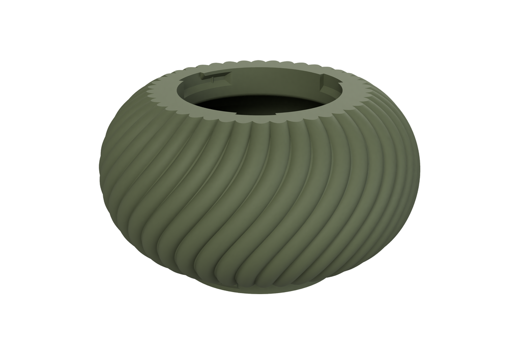 Cobble | 3D Geprinte Modulaire XXL Vaas