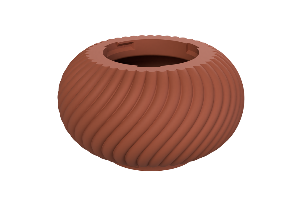 Cobble | 3D Geprinte Modulaire XXL Vaas