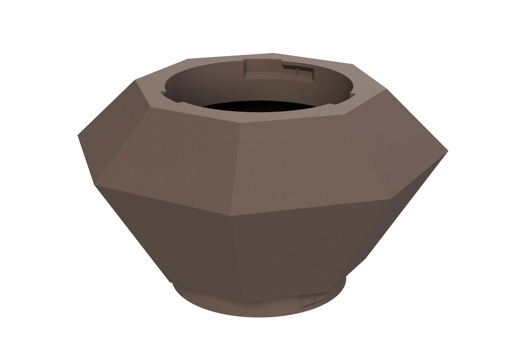 Gem | 3D Geprinte Modulaire XXL Vaas