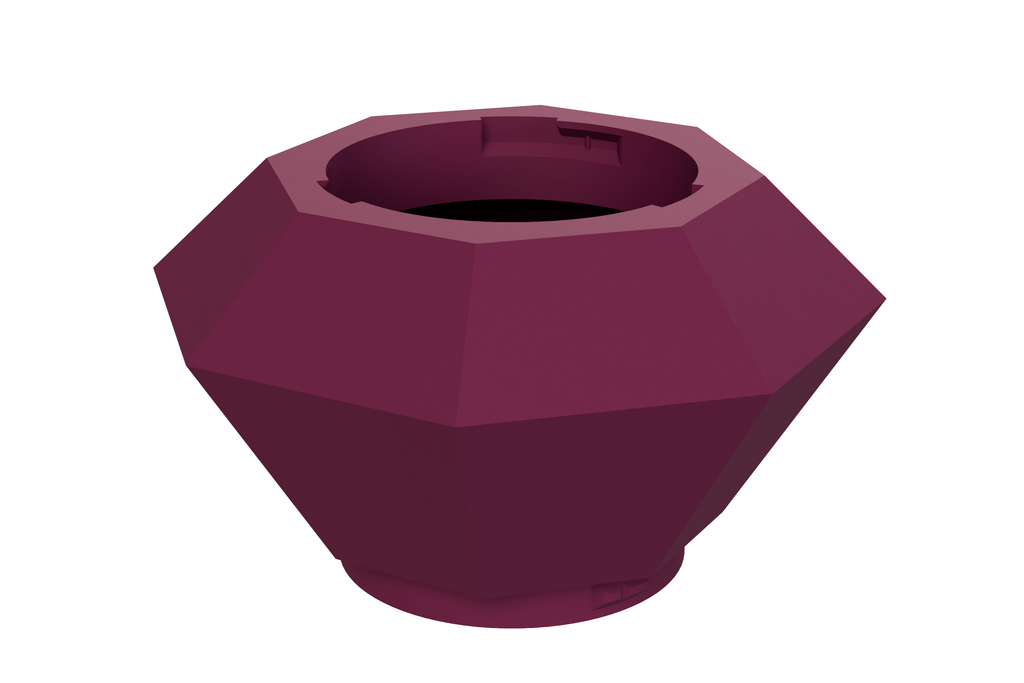 Gem | 3D Geprinte Modulaire XXL Vaas