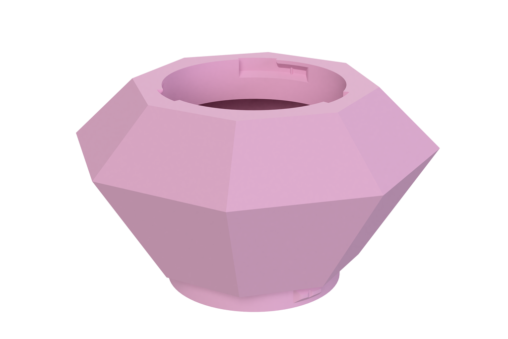 Gem | 3D Geprinte Modulaire XXL Vaas