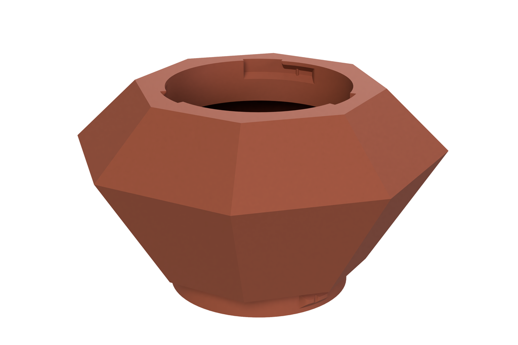 Gem | 3D Geprinte Modulaire XXL Vaas