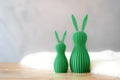 Bunny Multicolor Duo | Straight Lines | 3D Printed Design Decor