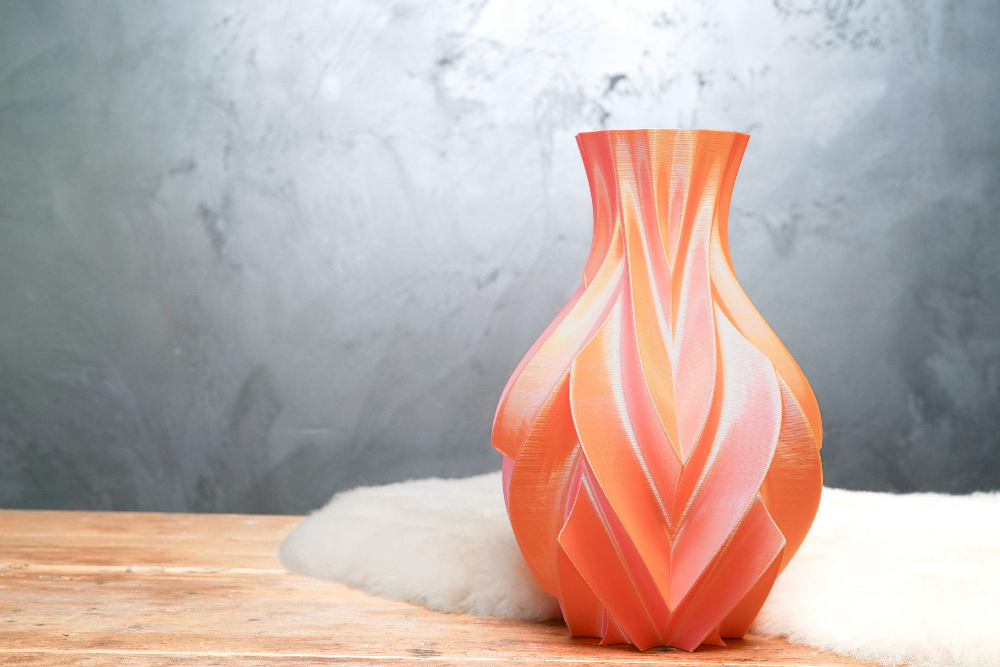 Cinder | Blush Gold | 3D Geprinte Design Vaas