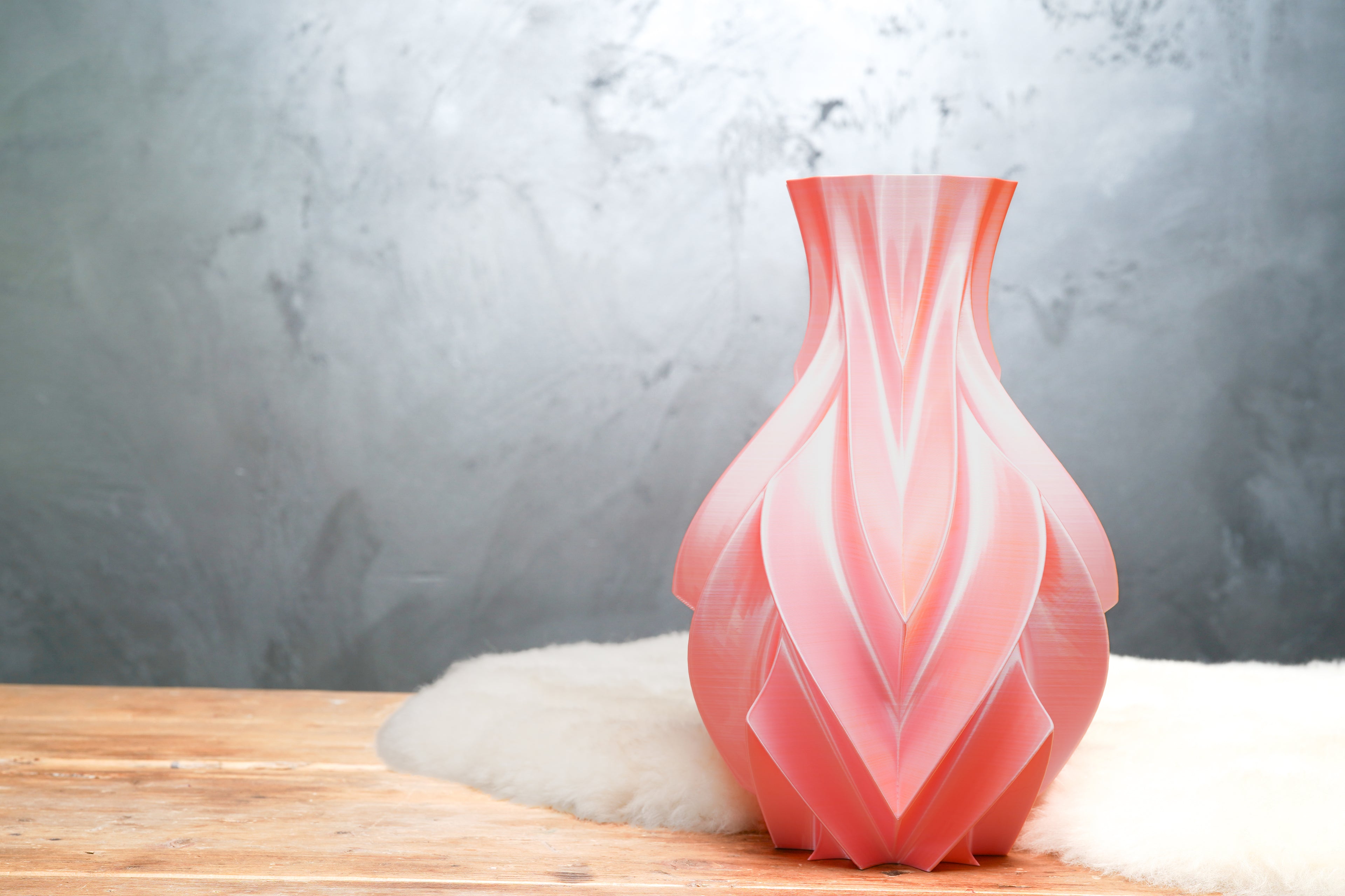 Cinder | Blush Gold | 3D Geprinte Design Vaas