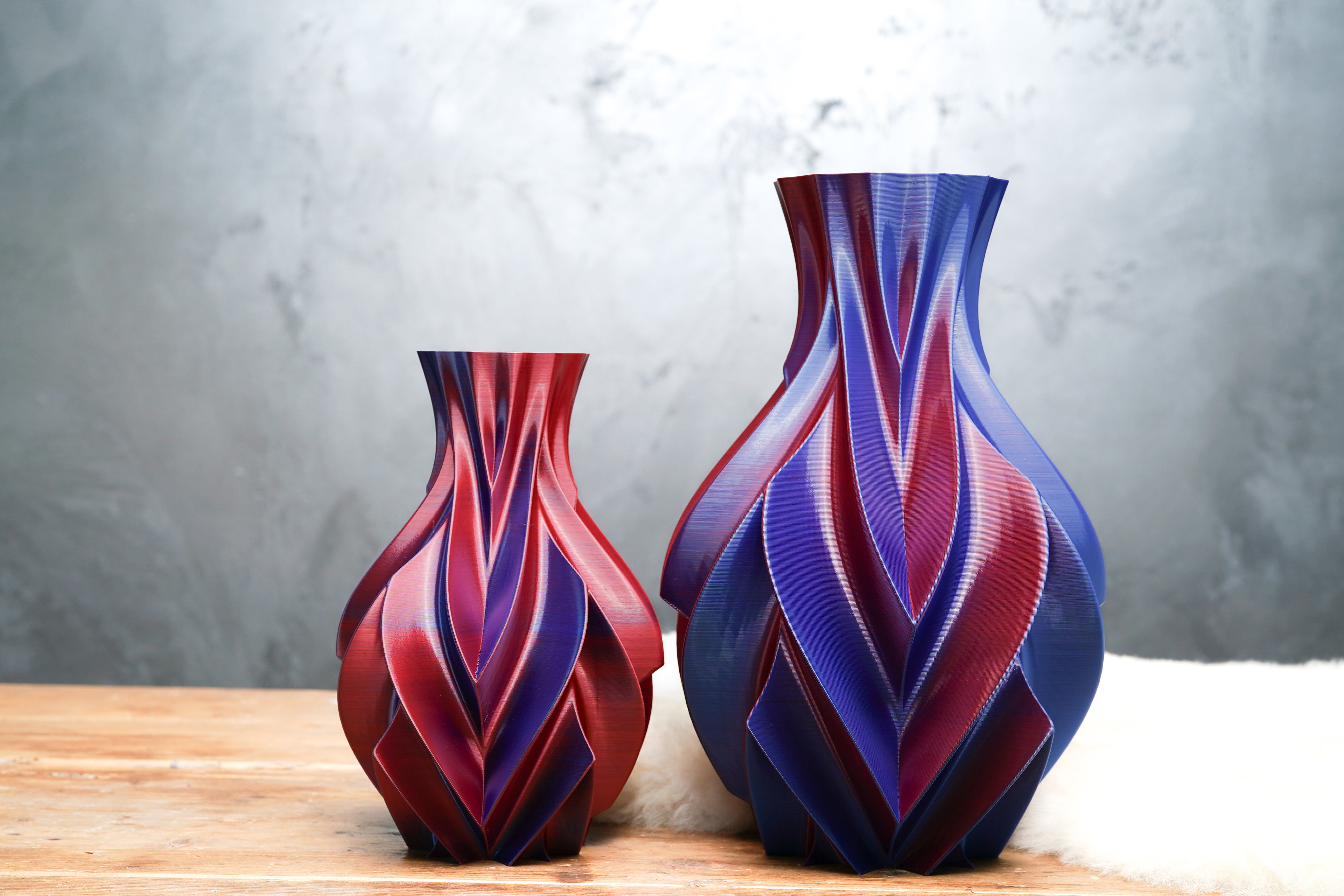 Cinder | Midnight Blaze | 3D Geprinte Design Vaas