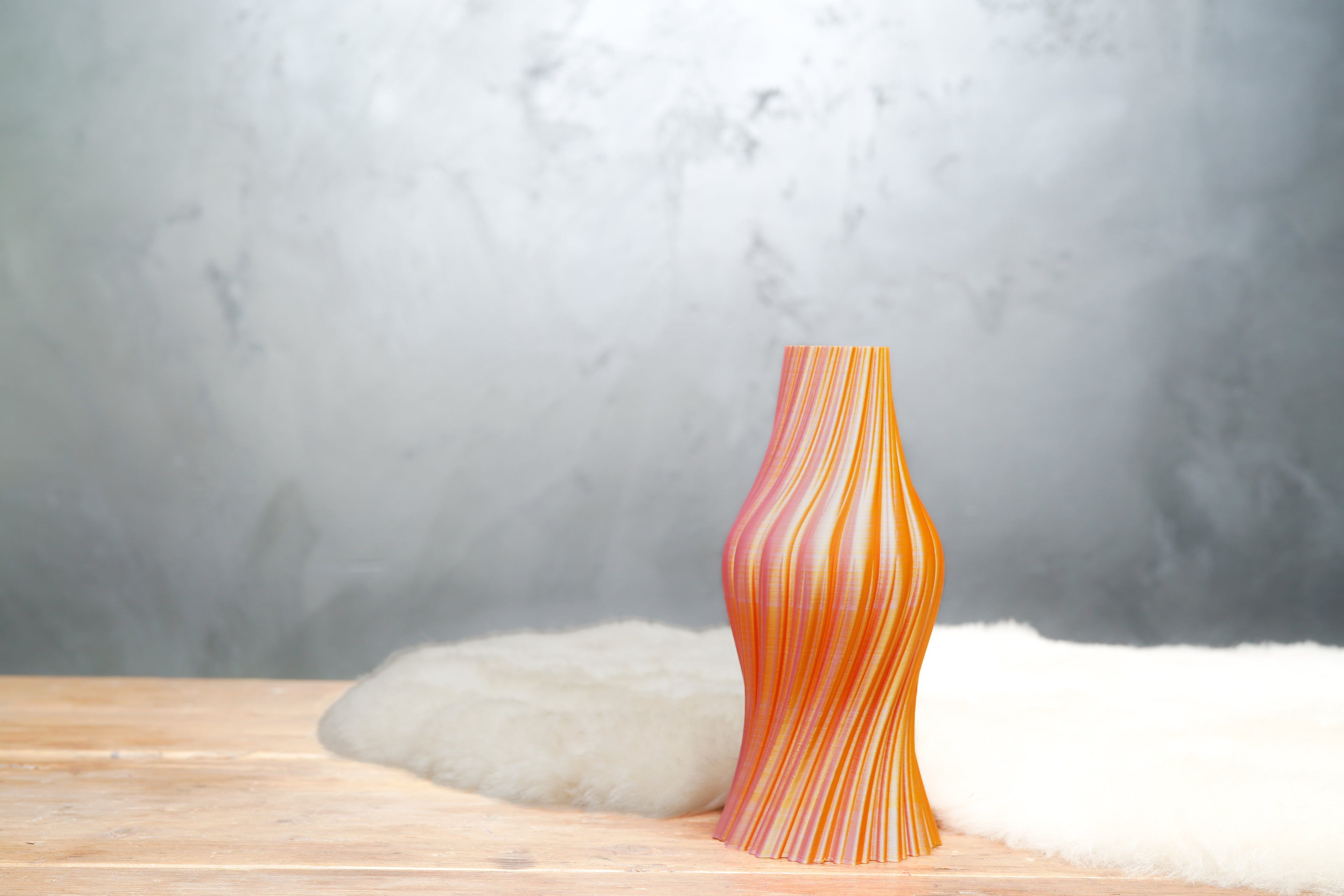 Core | Blush Gold | 3D Geprinte Design Vaas