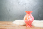 Helix | Blush Gold | 3D Printed Design Vase