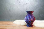 Helix | Midnight Blaze | 3D Printed Design Vase