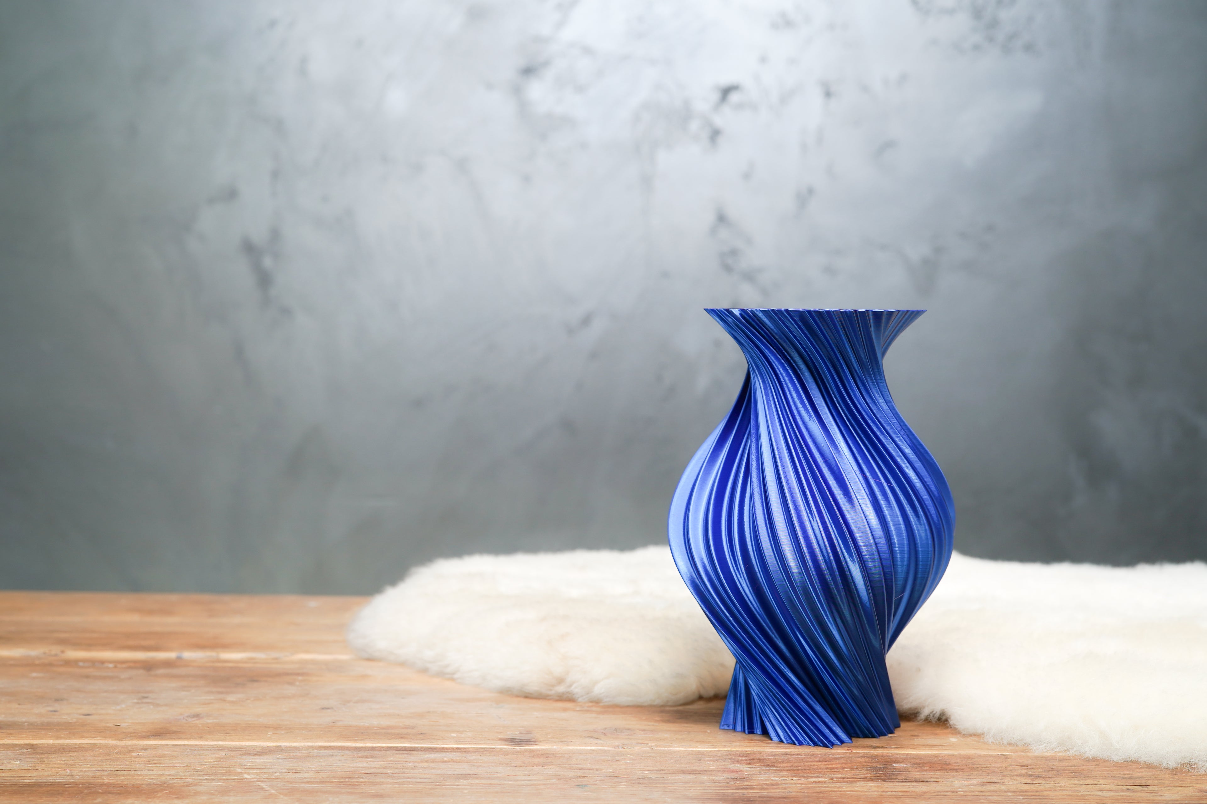 Helix | Midnight Blaze | 3D Printed Design Vase