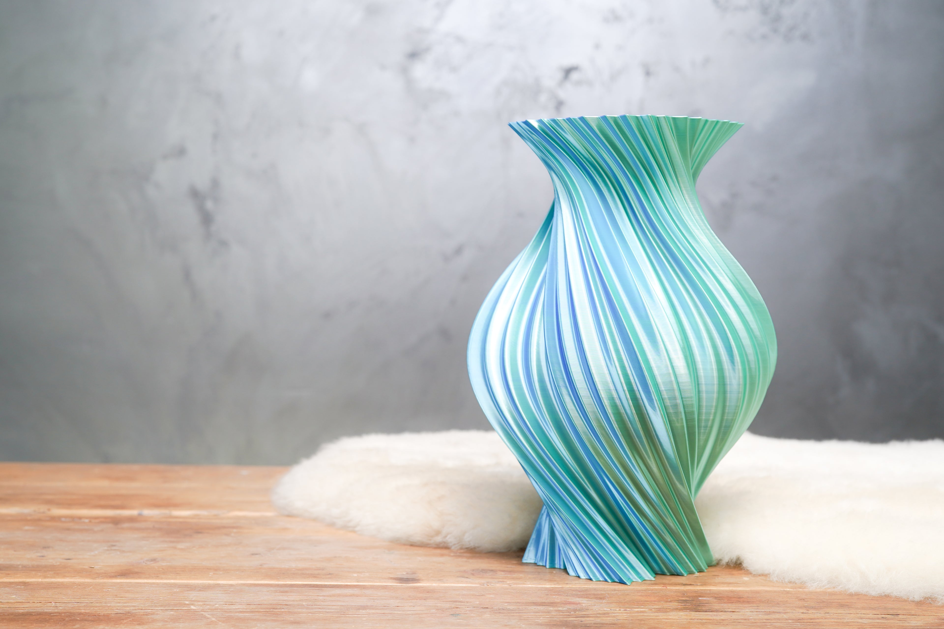 Helix | Aurora Tide | 3D Geprinte Design Vaas