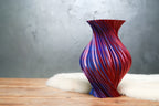 Helix | Midnight Blaze | 3D Printed Design Vase