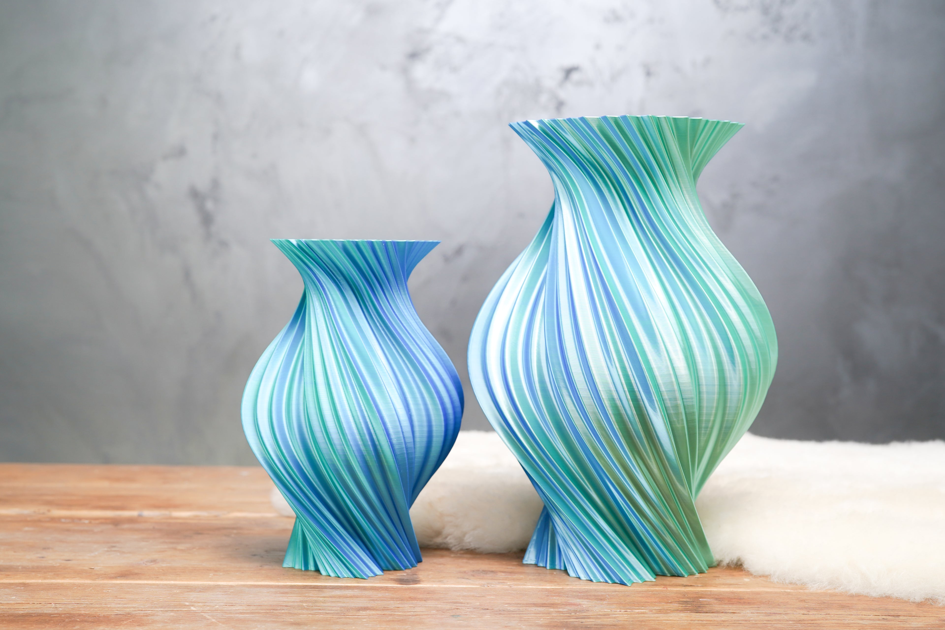 Helix | Aurora Tide | 3D Geprinte Design Vaas