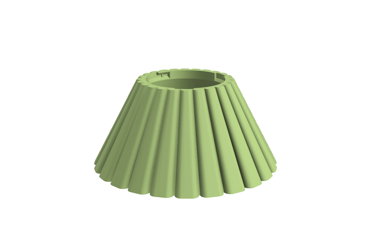 Base Dune | 3D Geprinte Modulaire Etagère - Apple Green