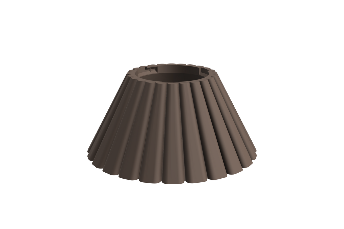 Base Dune | 3D Geprinte Modulaire Etagère - Dark Brown
