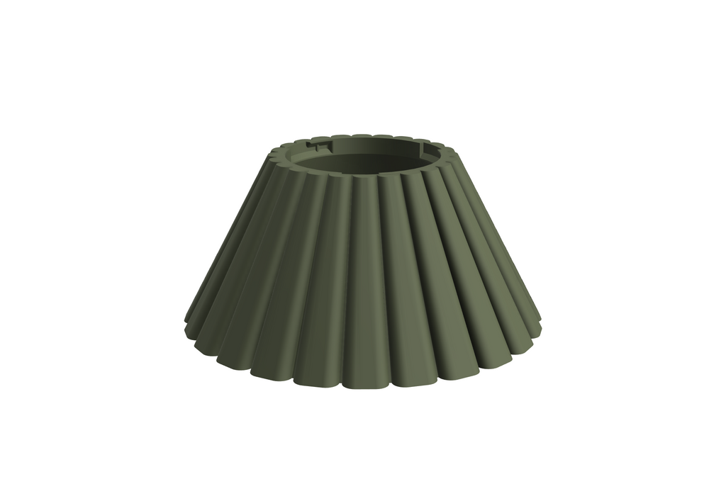 Base Dune | 3D Geprinte Modulaire Etagère - Dark Green