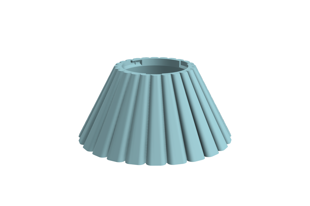 Base Dune | 3D Geprinte Modulaire Etagère - Ice Blue