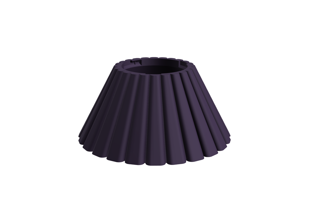 Base Dune | 3D Geprinte Modulaire Etagère - Indigo Purple