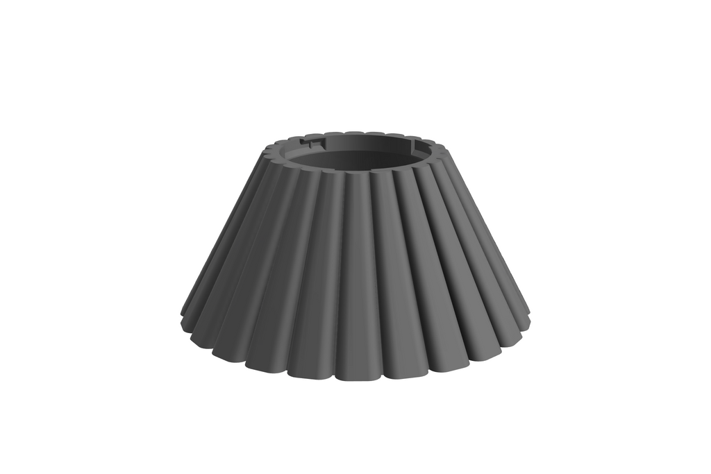 Base Dune | 3D Geprinte Modulaire Etagère - Nardo Gray