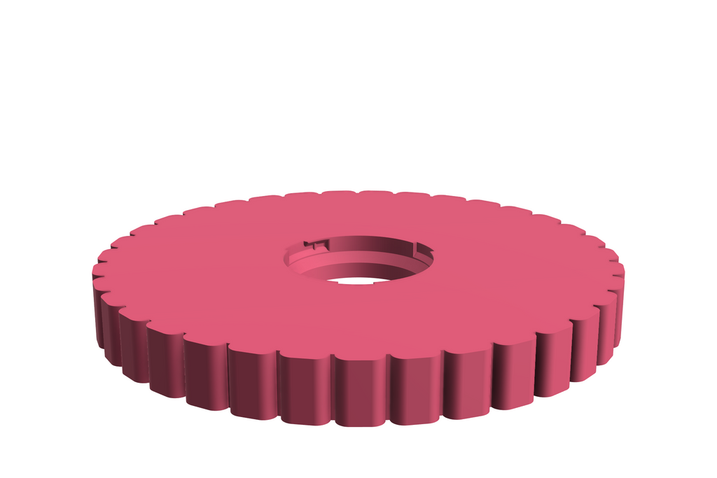 Blad Dune L | 3D Geprinte Modulaire Etagère - Hot Pink