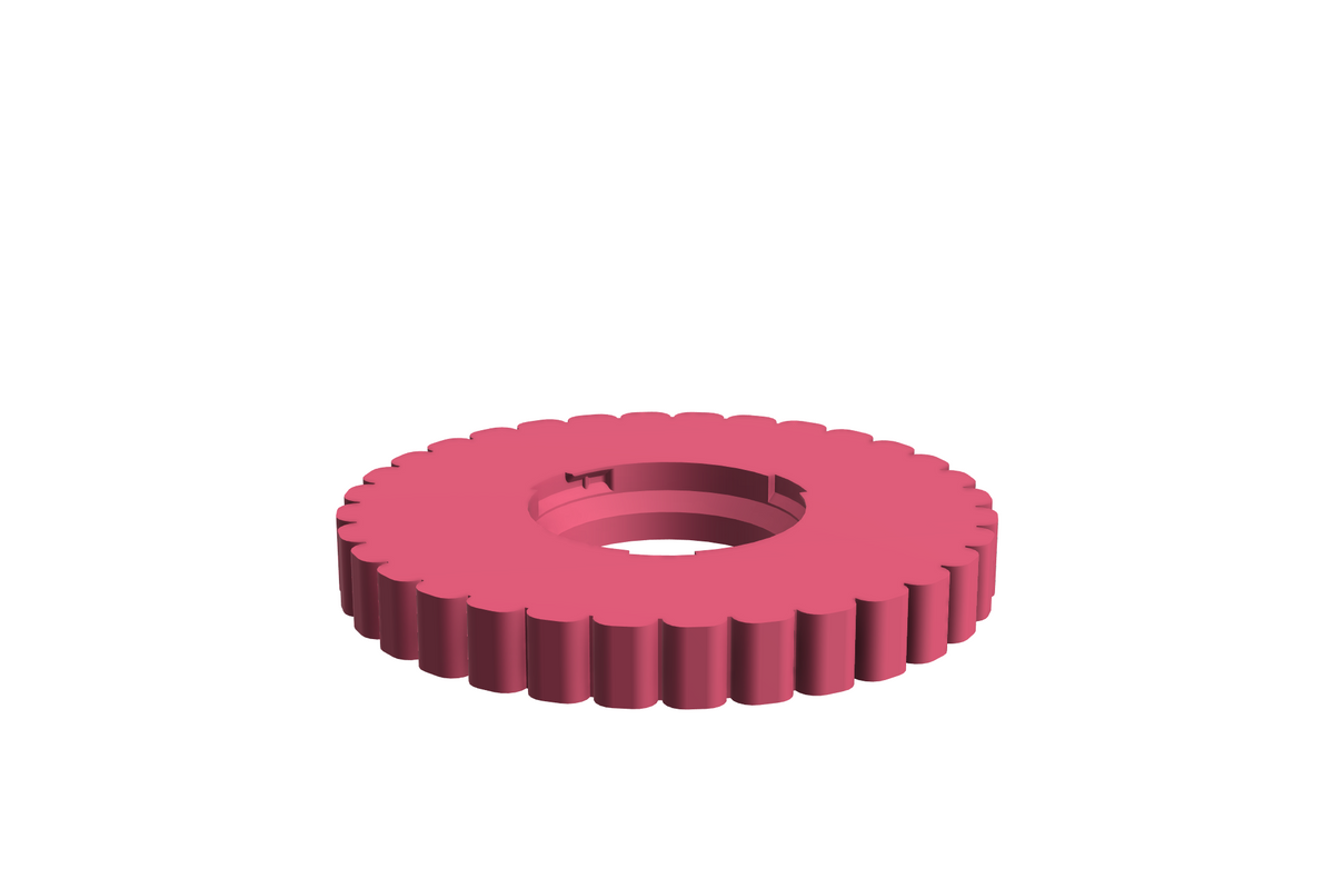 Blad Dune M | 3D Geprinte Modulaire Etagère - Hot Pink