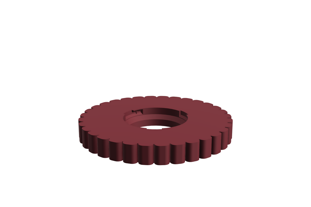 Blad Dune M | 3D Geprinte Modulaire Etagère - Maroon Red