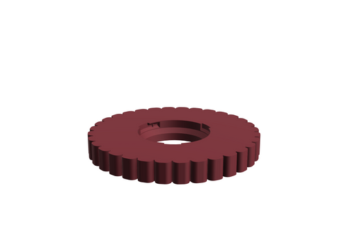 Blad Dune M | 3D Geprinte Modulaire Etagère - Maroon Red