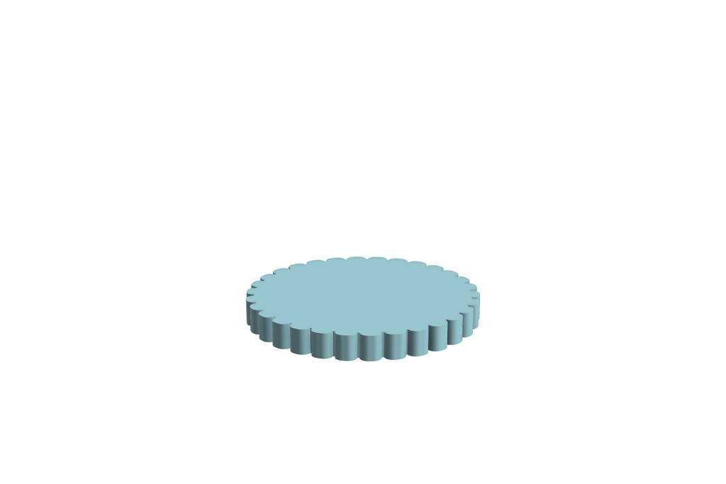 Blad Dune S | 3D Geprinte Modulaire Etagère - Ice Blue