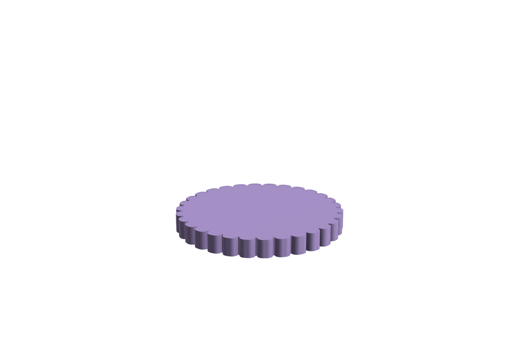 Blad Dune S | 3D Geprinte Modulaire Etagère - Lilac Purple