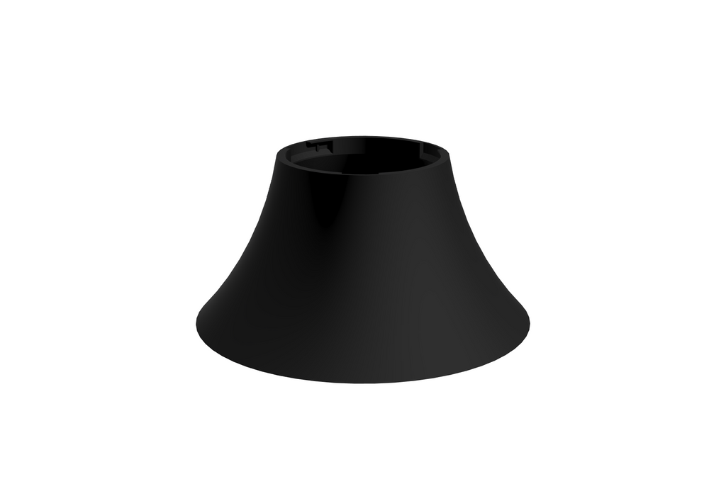 Base Flare | 3D Geprinte Modulaire Etagère - Charcoal Black
