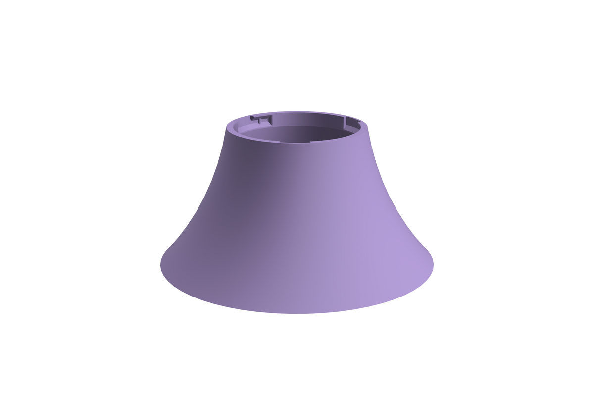 Base Flare | 3D Geprinte Modulaire Etagère - Lilac Purple