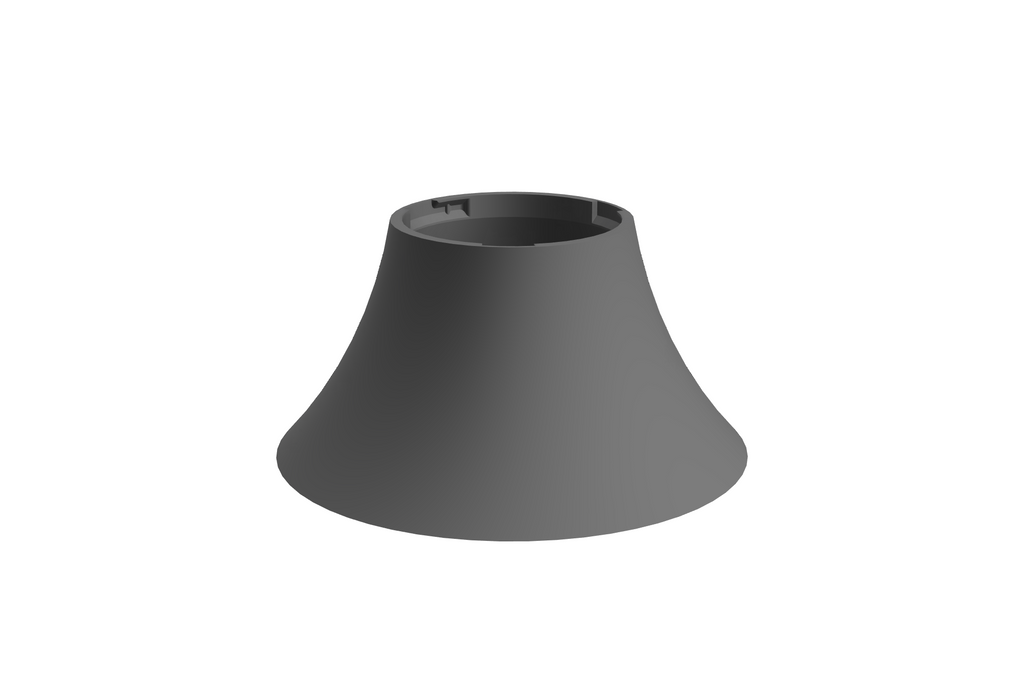 Base Flare | 3D Geprinte Modulaire Etagère - Nardo Gray