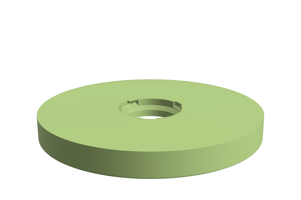 Blad Flare L | 3D Geprinte Modulaire Etagère - Apple Green