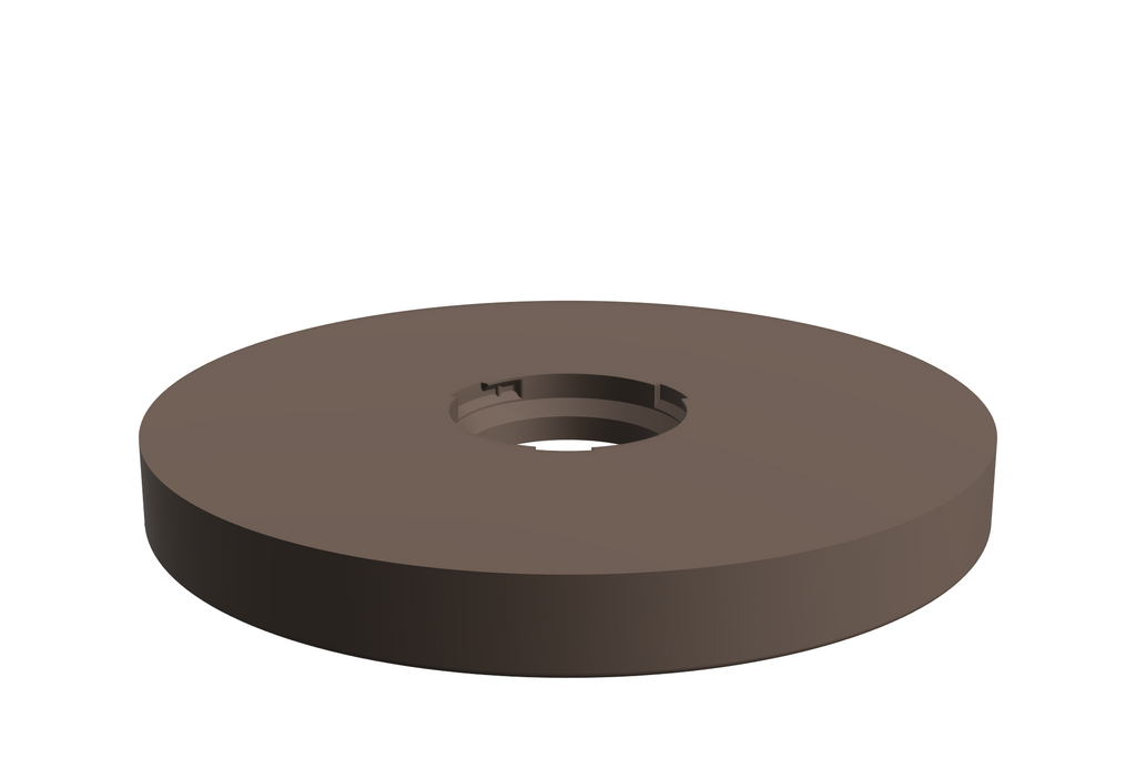 Blad Flare L | 3D Geprinte Modulaire Etagère - Dark Brown