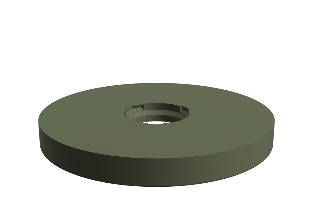 Blad Flare L | 3D Geprinte Modulaire Etagère - Dark Green