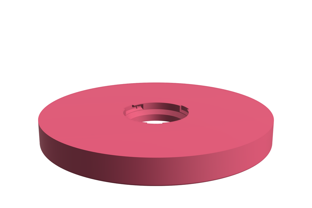 Blad Flare L | 3D Geprinte Modulaire Etagère - Hot Pink