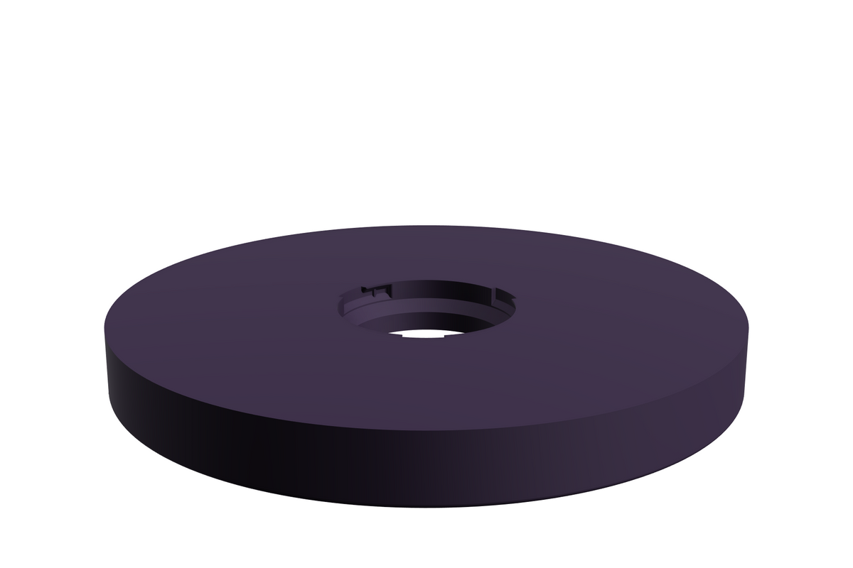 Blad Flare L | 3D Geprinte Modulaire Etagère - Indigo Purple