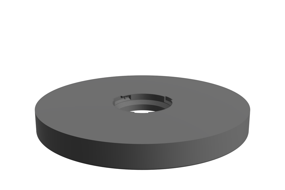 Blad Flare L | 3D Geprinte Modulaire Etagère - Nardo Gray