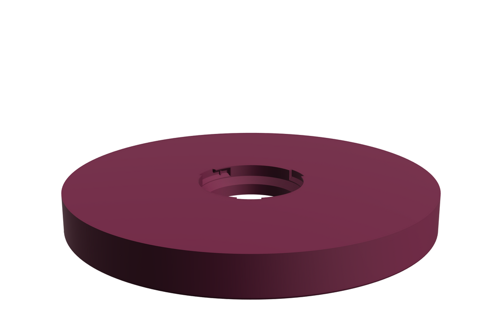 Blad Flare L | 3D Geprinte Modulaire Etagère - Plum