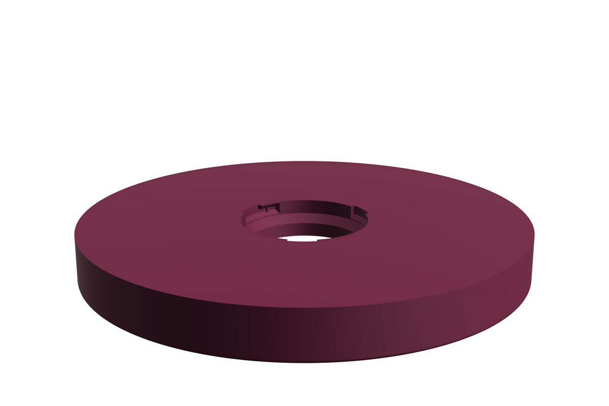Blad Flare L | 3D Geprinte Modulaire Etagère - Plum
