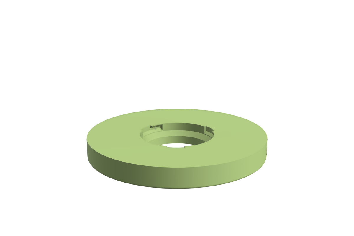 Blad Flare M | 3D Geprinte Modulaire Etagère - Apple Green