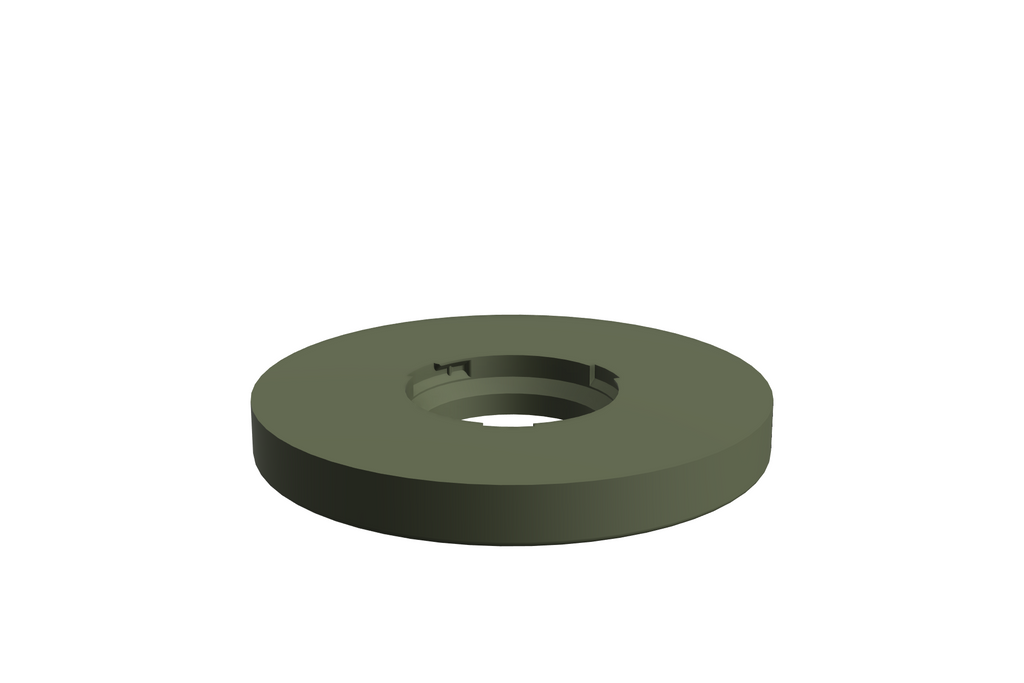 Blad Flare M | 3D Geprinte Modulaire Etagère - Dark Green