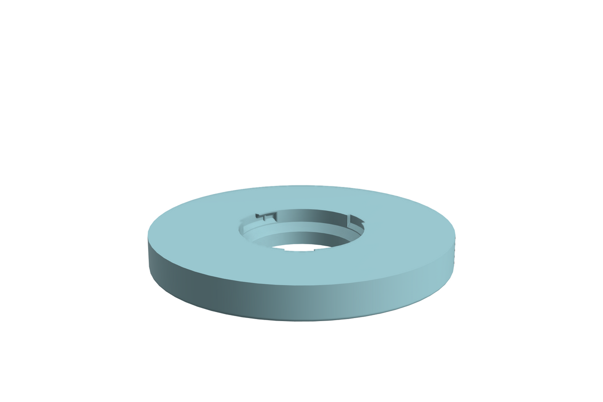 Blad Flare M | 3D Geprinte Modulaire Etagère - Ice Blue