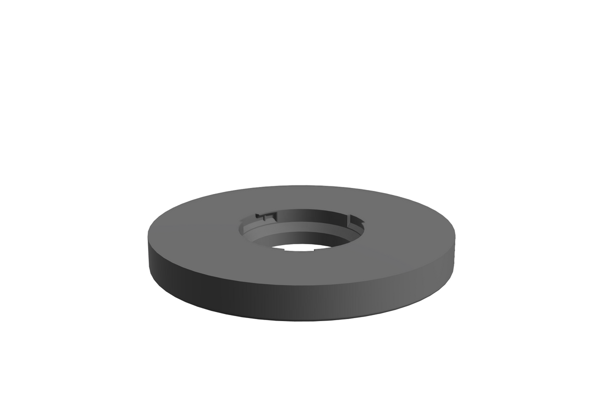 Blad Flare M | 3D Geprinte Modulaire Etagère - Nardo Gray