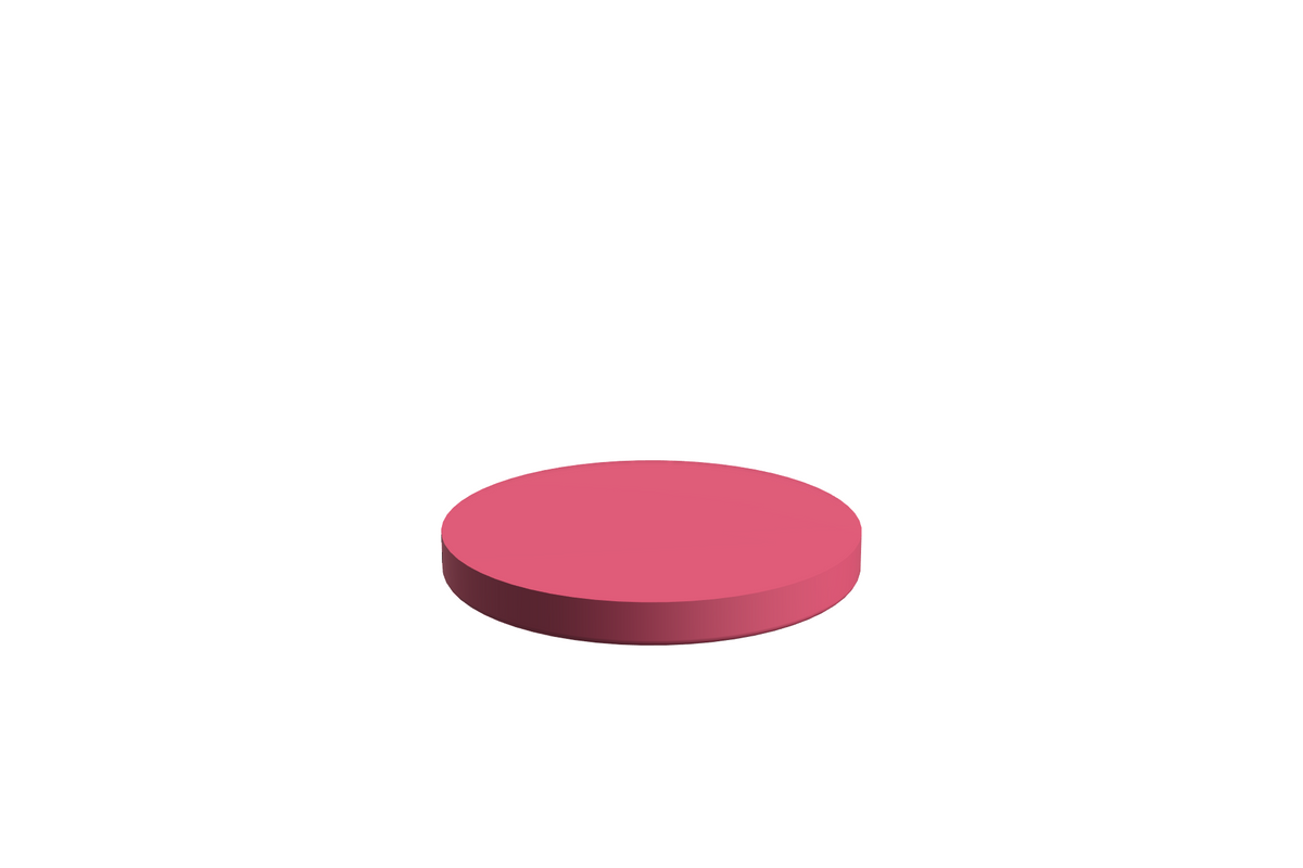 Blad Flare S | 3D Geprinte Modulaire Etagère - Hot Pink
