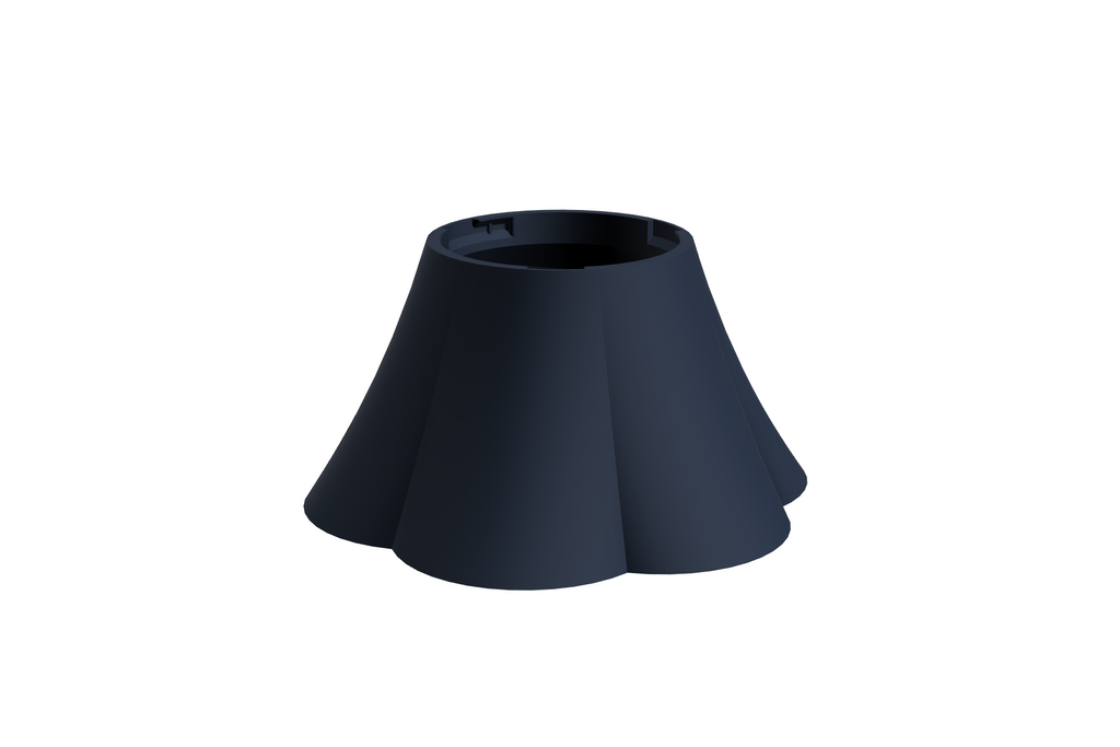 Base Petal | 3D Geprinte Modulaire Etagère - Dark Blue