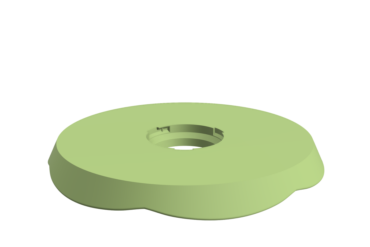 Blad Petal L | 3D Geprinte Modulaire Etagère - Apple Green