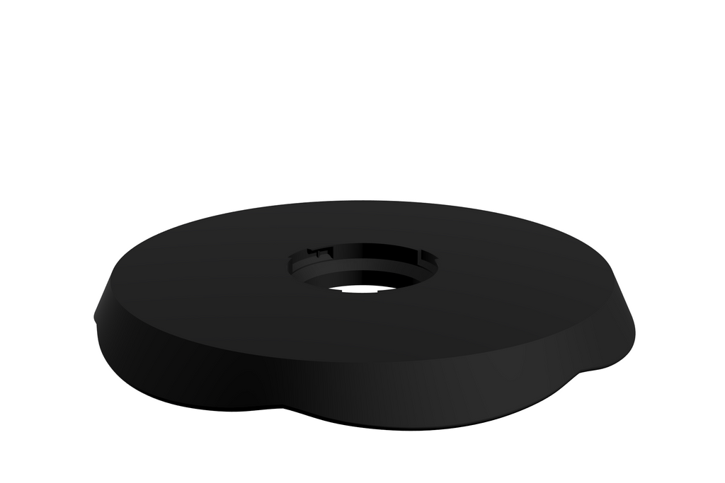 Blad Petal L | 3D Geprinte Modulaire Etagère - Charcoal Black