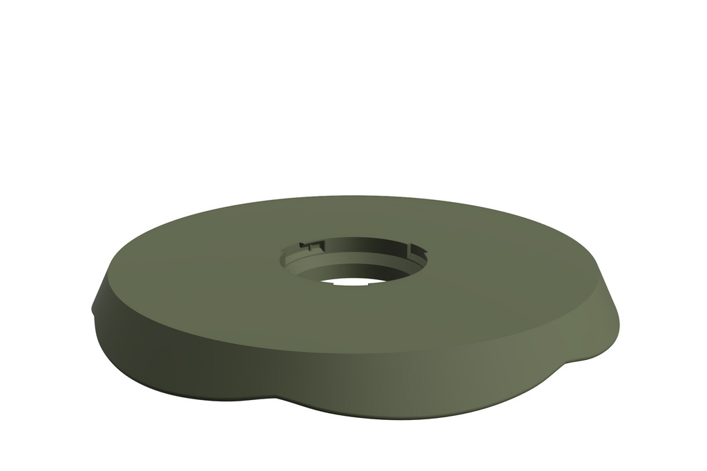 Blad Petal L | 3D Geprinte Modulaire Etagère - Dark Green